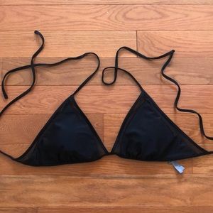 Black bikini top